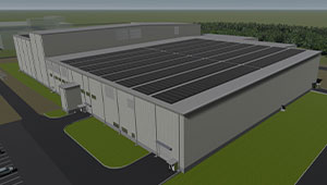 画像：ESG先進モデル工場建設への取り組み