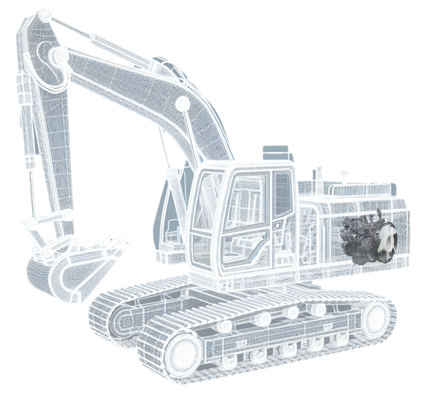 画像：建設機械用部品
