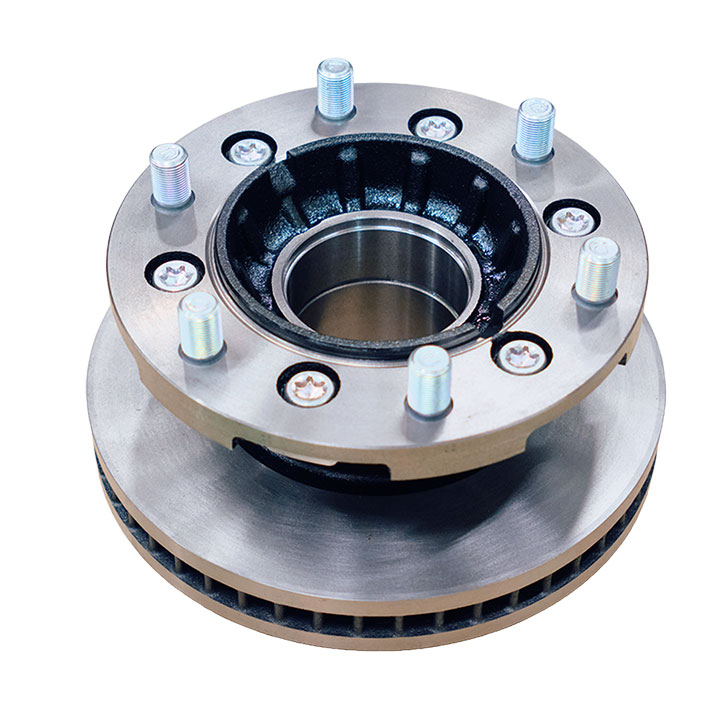 picture:Hub and rotor assemblies